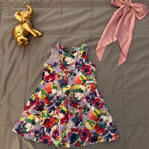 Janie and Jack Pink and Purple Casual Sleeveless Sundress